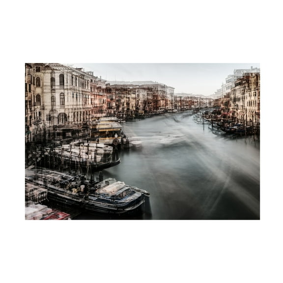 Canvas Wall Art - Massimo Della Latta 'Venezia 1' Wall Art for Living Room, Bedroom, or Office Décor by Trademark Fine Art - 19 x 12 Inches