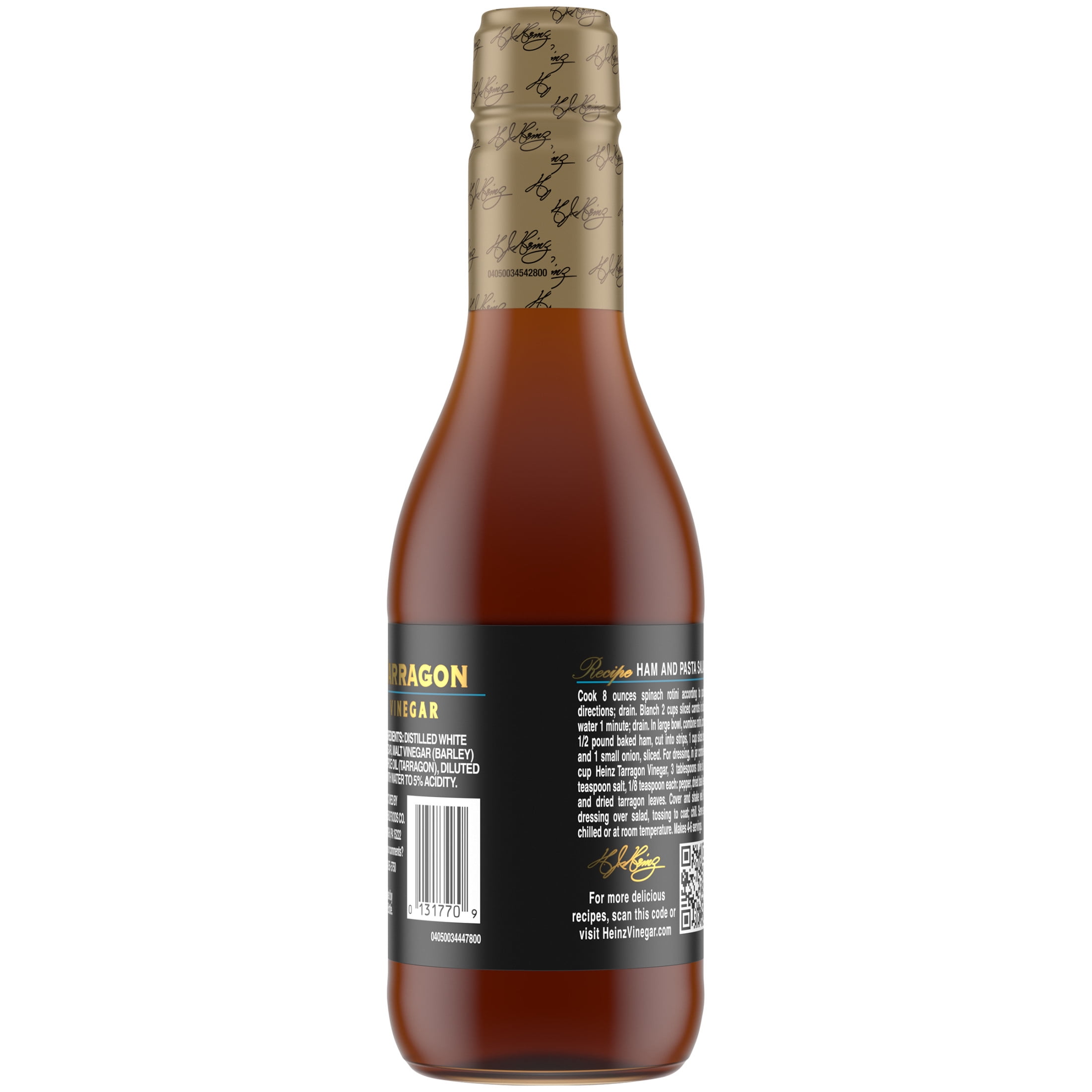 Heinz Gourmet Naturally Flavored Tarragon Vinegar, 12 fl oz Bottle