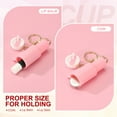 thumbnail image 3 of Llavero Mini Taza Uxcell, 2Pcs Llavero Mini Vaso Soporte para Bálsamo Labial Encantador para Bolsos de Mujeres Mochila, Rosa, Blanco Mariposa, 3 of 7