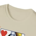 thumbnail image 3 of Queen Of Hearts Playing Card, Gildan Unisex T-Shirt, Graphic Shirt, S-3XL, 3 of 3