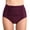 Wine, variant on CHENge Women's High Waisted Swimsuit Bottom Tummy Control Ruched Bikini Bottom Vintage Swim Bottom Tankini Briefs