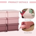 thumbnail image 3 of 3 Tier Kids Storage Unit, 6 Drawer Chest Toy Organizer Plastic Bins, Boys and Girls  Muti-Functional Bookcase and Storage Bin with Moveable Drawers for Kids Bedroom Nursery Kindergarten Living Room, 3 of 6