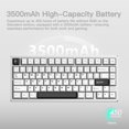 thumbnail image 3 of Teclado mecánico KEEBMONKEY Rainy 75 Hmx/JWK/Violet Switch, 3 of 6