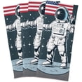 thumbnail image 6 of Astronaut Outer Space Tea Towels Set of 6 USA Flag Kitchen Dish Cloth with Hanging Loop, 18"x28"Lint-Free Absorbent Towel for Kitchen Drying Wiping and Cleaning, 6 of 7