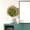 B, variant on Artificial Topiary Trees Garden Stake,20" Height lower Topiary Ball Trees with Ground Spike,Sunlight Resistant Artificial Shrubs,Floral Arrangement For Outdoor Indoor Front Porch Garden