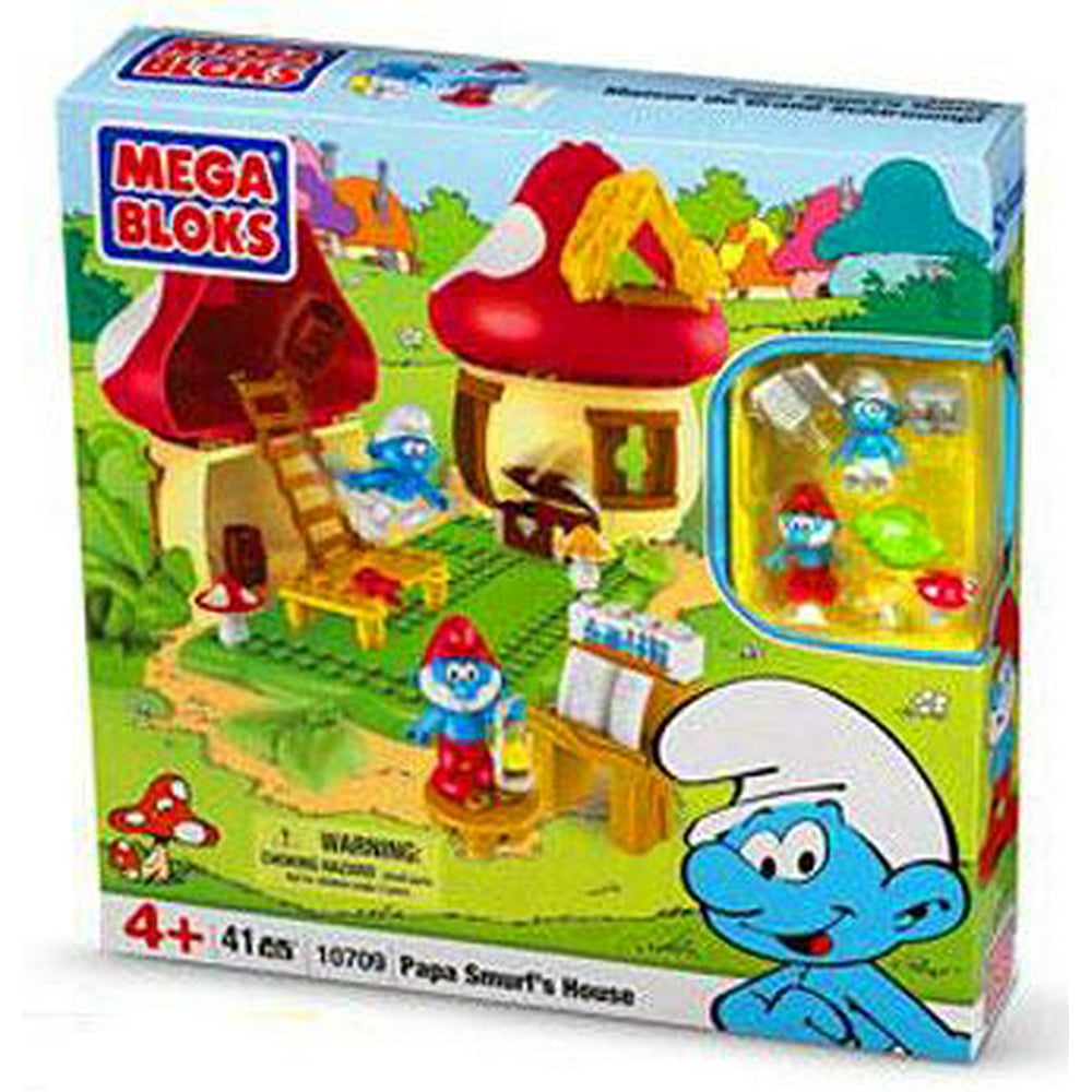 mega bloks the smurfs