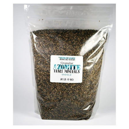 20 Pound Granular AZOMITE by Drevy - Natural Trace Mineral Granulated Fertilizer