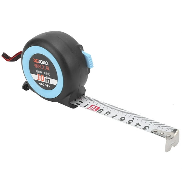 Tape Measure, 10metres X 25mm Hard Measuring Tape Retractable  For Carpenter