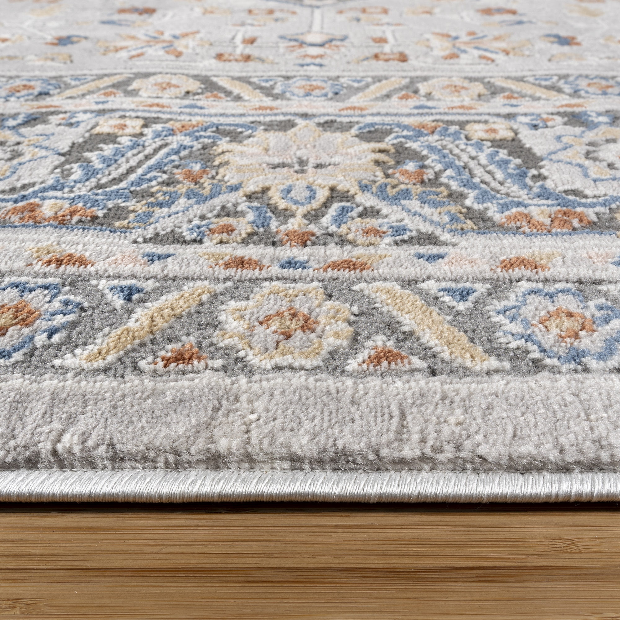 Arlo Afton Traditional Oriental Gray Area Rug, 2x6