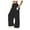 Black, variant on Women's Work Pants Women's Casual Elastic Tie Waist Loose Long Pants With Pocket Full Length Pants Khaki S