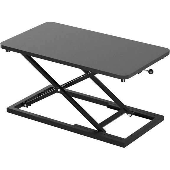 24 inch Lift Keyboard and Mouse Riser, Height Adjustable Standing Desk Converter for Ergonomic Sit Stand Workstations,suitable to hold large/small items (24inch, Black)