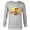 Athletic Heather, variant on Young Jedi Adventures Nash Durango & RJ-83 Sun - Long Sleeve T-Shirt for Men - Customized-Black