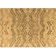 thumbnail image 1 of Ahgly Company Indoor Rectangle Solid Brown Modern Area Rugs, 6' x 9', 1 of 4
