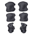 thumbnail image 1 of Advancent 6 unids/set de equipo de protección, rodilleras de patinaje para niños, coderas, Protector de mano para muñeca, protectores de Ropa Deportiva, Zapatos Negro, 1 of 6