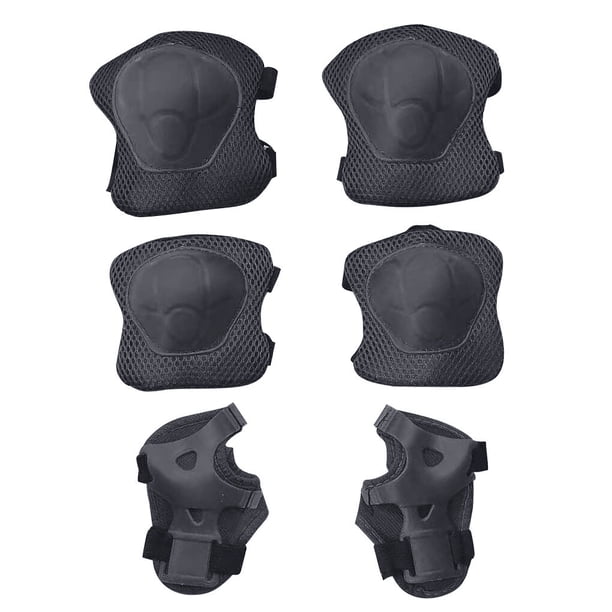 6 unids/set equipo de protección para niños deportes muñeca codo rodilleras para patinaje monopatín ciclismo 3 colores Greeniant Ropa Deportiva Zapatos Negro