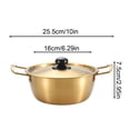 thumbnail image 3 of Stainless Steel Cooking with Lid for Home Kitchen Daily Meal Preparation Use, 3 of 7
