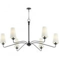 thumbnail image 5 of 636-6-59 Quorum Lighting Euphora - 6 Light Chandelier-29.75 Inches Tall and 62 Inches Wide     -Traditional Installation, 5 of 5
