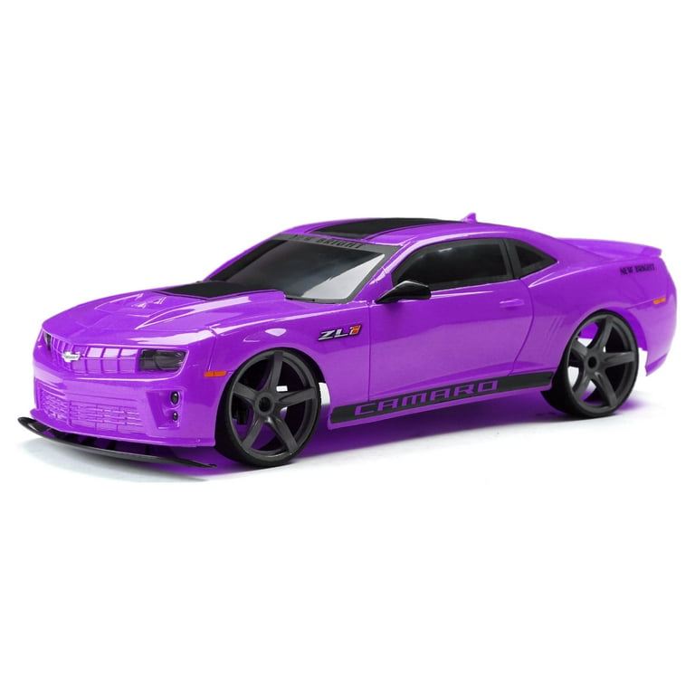 '10 CAMARO SS ミニカー 紫 New Bright (1:10) Chevy Camaro Battery Radio Control Purple