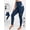 blue, variant on DDLUYY Women's Plus Size Butterluxe High Waist Tummy Control Yoga Leggings Running Workout Athletic Pants with Pockets(M-5XL)