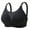 Black, variant on Bras for Women,Casual Breathable Knit Ribbed Top Bra No Steel Ring Gathering Adjusting Style Bra for Daily Comfort,Sports Bras for Women,,48