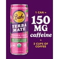 thumbnail image 3 of Babe Organic Yerba Mate Energy Drinks | NO SUGAR ADDED with 150mg Plant-Based Caffeine | Natural Yerba Mate Tea with No Crash, No Jitters - Dragon Fruit & Passion Fruit (12 x 12oz Cans), 3 of 6