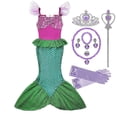 thumbnail image 1 of Meisje Prinses Kleine Zeemeermin Ariel vestido niños Cosplay encanto Kostuum Kinderen Carnaval Verjaardag Kleren Zomer Jurk Meisjes, 1 of 2