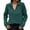 Green, variant on Women's Oversized Sweatshirt Long Sleeved Half Zipper Stand Collar & Pocket Pullover Sweater, Elegant Casual Athletic Top For Cold Weather,Size:S