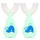 thumbnail image 1 of Cepillo De Dientes De Entrenamiento Manual, Cepillo De Dientes De Medio Círculo, Limpieza De 360 ​​grados, Cabezal De Cepillo Desmontable De Silicona De Grado Alimenticio,, 1 of 8