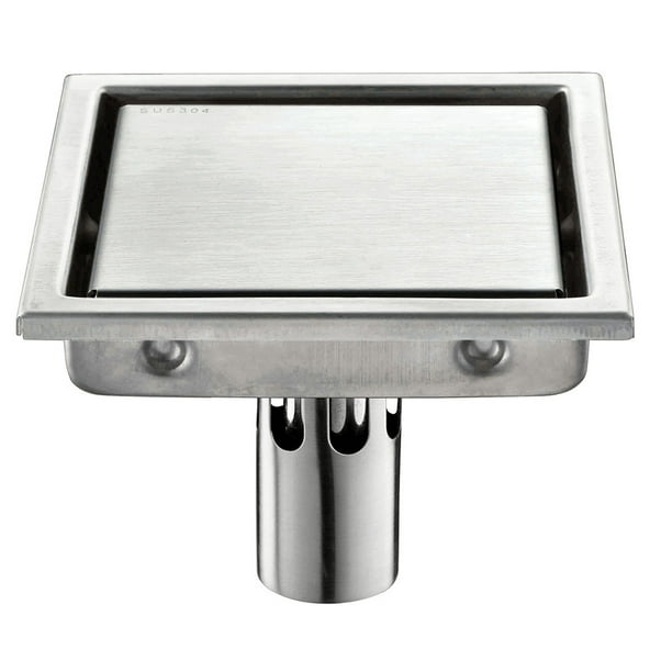 Naiovety Filtro de drenaje de suelo de acero inoxidable, escurridor de pelo antibloqueo, accesorio de drenaje para fregadero, para el hogar, baño, cocina Accesorios de baño Tipo 5 Naiovety HA071200-05