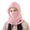 Pink, variant on Kilaqueen Ski Balaclava Face Mask for Women Windproof Winter Warm Neck Cover Helmet Hood Fleece Beanie Hat with Drawstring
