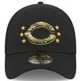 thumbnail image 2 of Men's New Era  Black Cincinnati Reds 2024 Armed Forces Day 39THIRTY Flex Hat, 2 of 6