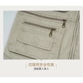 thumbnail image 3 of Chaleco lavado con múltiples bolsillos para hombre, talla grande, para fotografía, pesca, para mediana edad y ancianos, 3 of 3