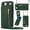 Green, variant on Crossbody Wallet Case for iPhone 16e with Card Holders RFID Shockproof Cover, Back Magnetic Flip Kickstand Zipper Slot Case, PU Leather Cover Handbag Shoulder Strap Phone Case,Red