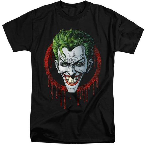 Batman - Joker Drip - Tall Fit Short Sleeve Shirt - X-Large