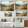 thumbnail image 4 of Designart "Mountainous Buttercup Allure I" Buttercups Floater Framed Wall Art Living Room, 4 of 5
