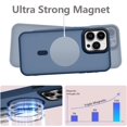thumbnail image 3 of HSHDLDF iPhone 12 Pro Max Case Compatible with Magsafe Slim Magnetic Design Shockproof Protective Soft TPU Bumper Drop Protection Cute Girls Women Boys Men iPhone 12 Pro Max Phone, 3 of 7