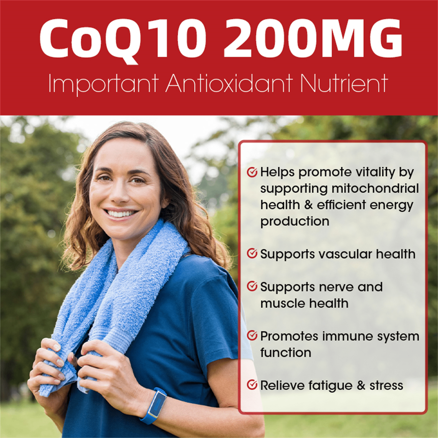 (2 PACK) Natural Coenzyme Q10 Coq10 Supplement 200mg - Heart & Immune Support - 240 Vegan Capsules,Clearance