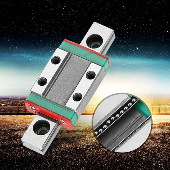 LYUMO Linear Slide Rail,1pc LML9B Miniature Linear Rail Guide Rail 9mm Width + Slide Block,Linear Guide Rail