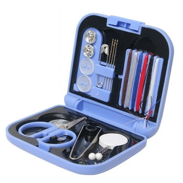 Travel Sewing Kit Thread Needles Mini Case Plastic Scissors caca Tape Pin V9X1