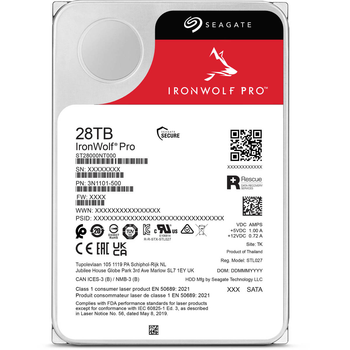 Seagate IronWolf Pro 28TB NAS Internal HDD Hard Drive- 2 PACK