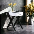 thumbnail image 5 of Fierce White and Black Accent Table with Built-in USB Port, 5 of 12