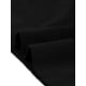 thumbnail image 5 of Camisetas de manga corta casuales para mujeres INSPIRE CHIC, blusas básicas de punto de verano sueltas de color sólido, S negro, 5 of 6