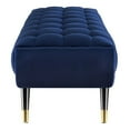 thumbnail image 4 of Modway Adept 60" Performance Velvet Bench in Midnight Blue, 4 of 8