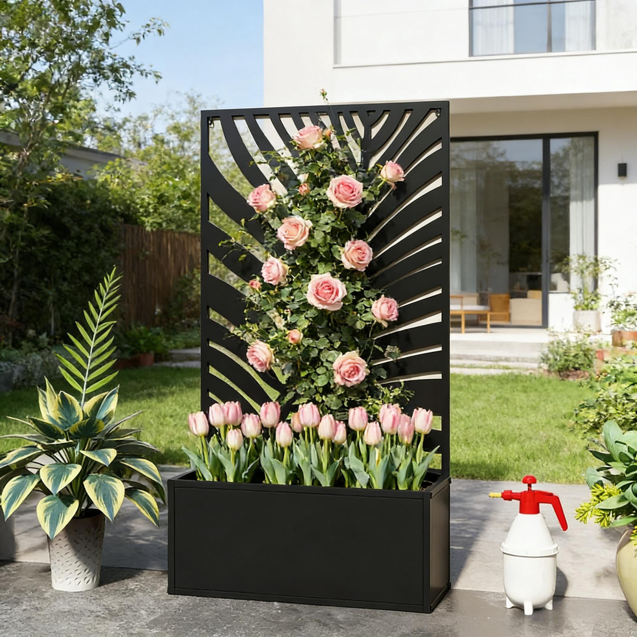 Freestanding Plant Bed Wall Mounted Flower Raised Garden Bed