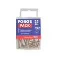 thumbnail image 3 of ForgeFix - Multi-Purpose Pozi Compatible Screw CSK ST ZYP 4.0 x 25mm Forge Pack 35, 3 of 3