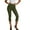 Army Green, variant on Women's Classic Denim Capri Leggings with Pockets, Comfortable Stretch Pull on Pants Blue