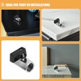 thumbnail image 3 of SUTENGDA 2pcs RV Hot Water Drain Mini Ball Valve Copper Vale Space-Saving Design Ideal for Water Pipe Gas Pipe and RV Water Heater Replacement, 3 of 8