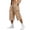 Earthy Yellow #13, variant on Men's Cargo Shorts Baggy Long Shorts 2026 Summer Multi Pockets Drawstring Hiking Bottoms Lightweight Elastic Waist Loose Running Short Pants L