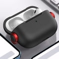 thumbnail image 4 of TPU Protective Case for AirPods 4 - Creative Lock Design, Shock Absorbing Rebounding, Anti-Fall Bluetooth Earphone Soft Shell Cover, Purple, 4 of 8