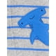 thumbnail image 5 of Simple Joys by Carter's - Juego de 2 unidades, forro polar para dormir y jugar, color azul, tiburón/dinosaurio, 3-6 meses, 5 of 6